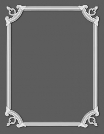 Chenar decorativ din poliuretan B22-2 - 18x18x1.6 cm [5]