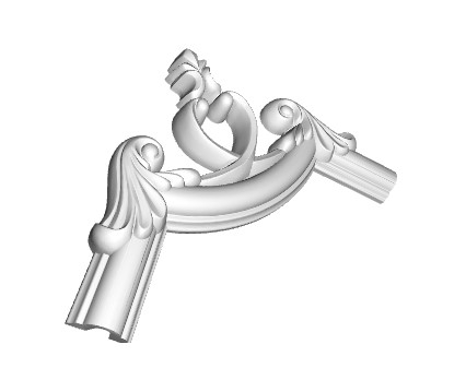 Chenar decorativ din poliuretan B22-2 - 18x18x1.6 cm [3]