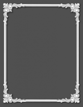 Chenar decorativ din poliuretan B22-3 - 28x28x1.6 cm [5]