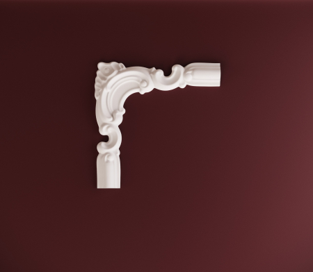 Chenare - Chenar decorativ din poliuretan CR810BL - 20x1.8x19 cm