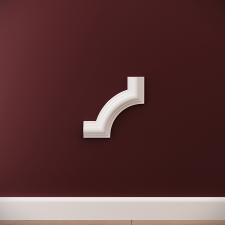 Chenare - Chenar decorativ din poliuretan CR810C - 14.5x1.8x14.5 cm