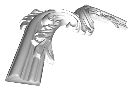 Coltar decorativ din poliuretan CR818B - 30x30x2.8 cm [1]