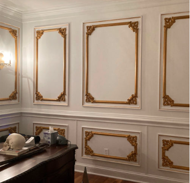 Coltar decorativ din poliuretan CR863A - 22x22x2.3 cm [2]