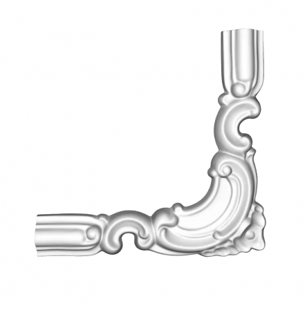 Allegria Collection - Coltar decorativ din poliuretan M1-1 - 21.3 x 21.3 x 2 cm