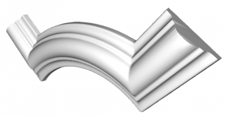 Chenar decorativ din poliuretan M1-2 - 14x14x2 cm [1]