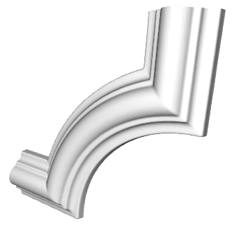 Chenar decorativ din poliuretan M1-2 - 14x14x2 cm [2]