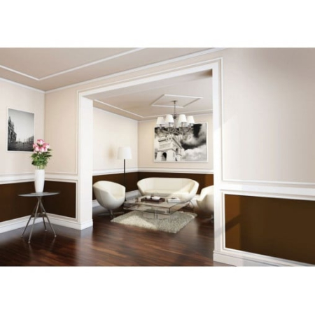 Cornisa decorativa din polimer rigid C1 - 1.1x1.9x200 cm [3]