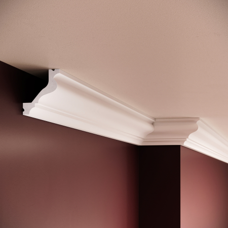 Cornise - Cornisa decorativa din polimer rigid C13 - 6.5x5.7x200 cm