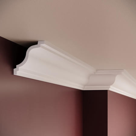 Cornise - Cornisa decorativa din polimer rigid C15 - 8x8x200 cm