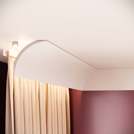 Cornisa decorativa din polimer rigid C16 - 8.7x8.7x200 cm [3]