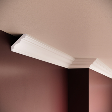 Profile interior MANAVI - Cornisa decorativa din polimer rigid C5 - 5x4.7x200 cm