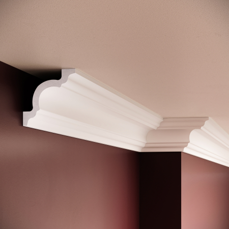 Cornise - Cornisa decorativa din polimer rigid C8 - 8x8x200 cm