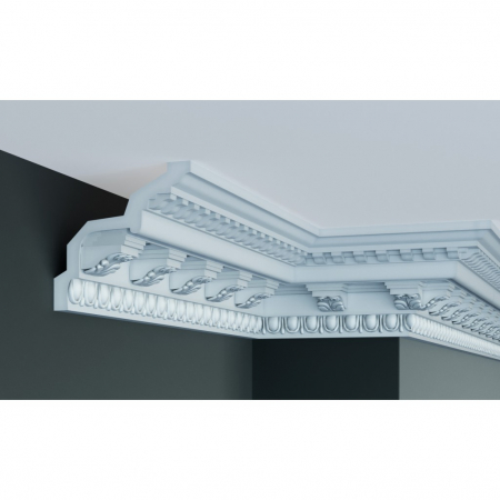 Cornise cu model - Cornisa decorativa din poliuretan C916 - 23x22x200 cm