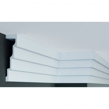 Cornise - Cornisa decorativa din poliuretan P886 - 5x19x200 cm