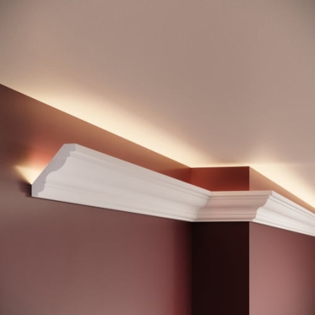 Cornisa decorativa din poliuretan P904 - 5.5x5x200 cm [2]