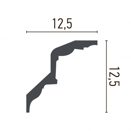 Cornisa decorativa din poliuretan P937 - 12.5x12.5x200 cm [1]