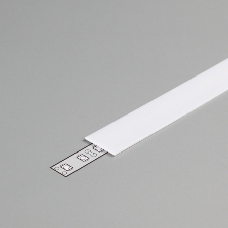 Accesorii - Difuzor de lumina LED din PVC, alb, 2.1x100 cm