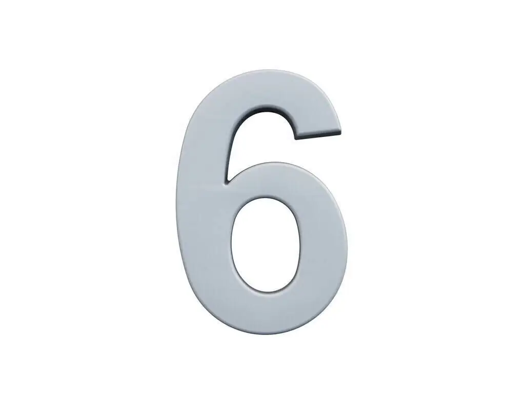 Cifre - Ornament din poliuretan 6 - 20.7x13.5 cm