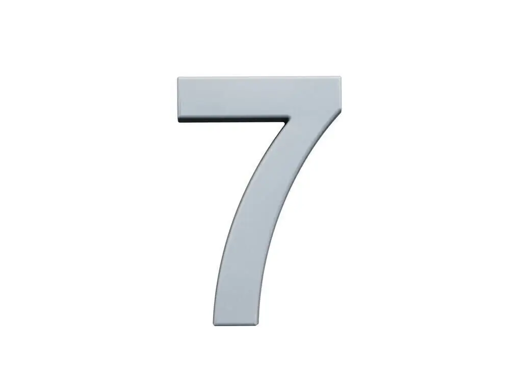 Cifre - Ornament din poliuretan 7 - 19.7x13.1 cm