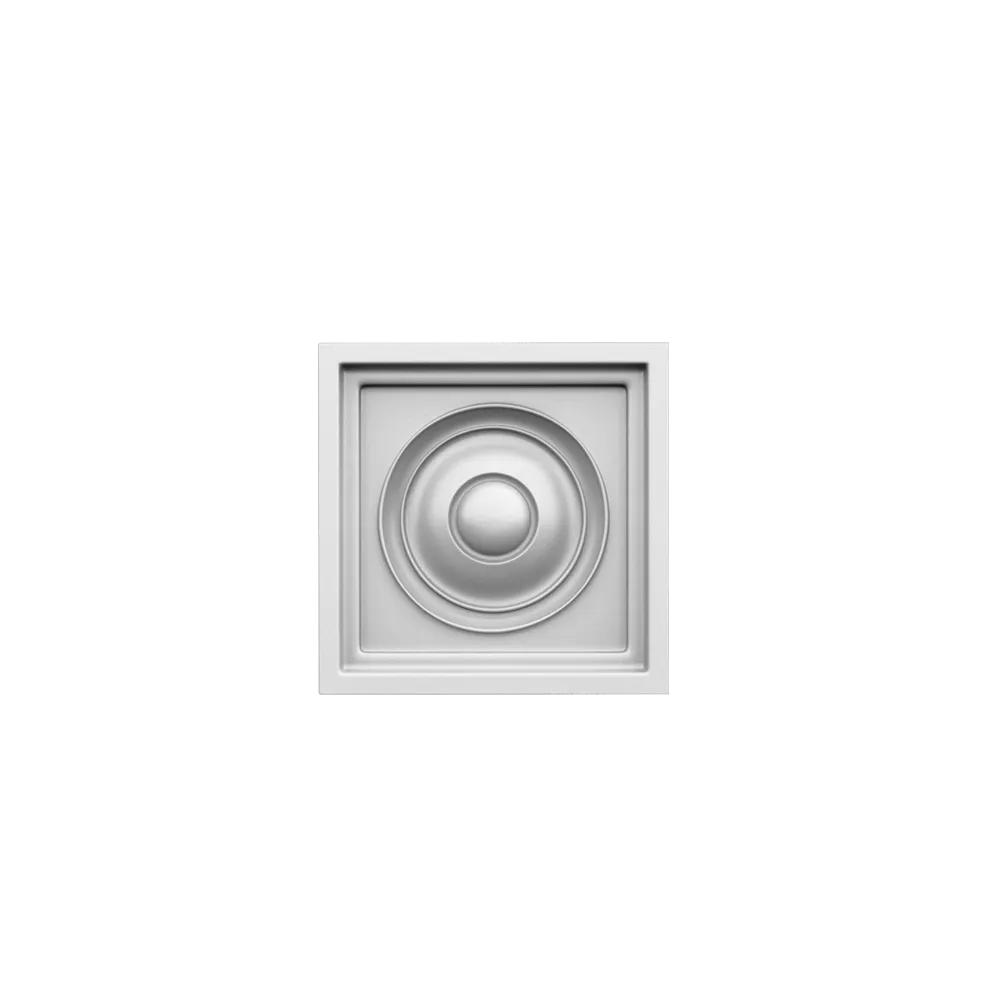 Cu model - Ornament din poliuretan A628 - 8.9x8.9x1.2 cm