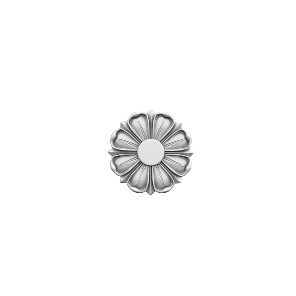 Cu model - Ornament din poliuretan A673 -  Ø 6.3 cm