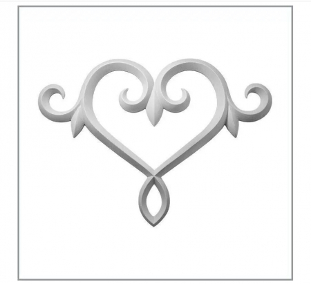 Ornamente - Ornament din poliuretan A692 - 25.8x35.9x1.6 cm