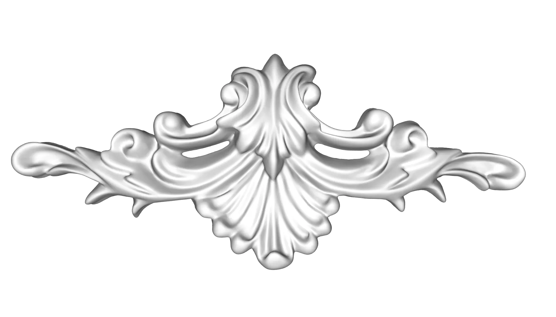 Cu model - Ornament din poliuretan W815 - 8.5x21x2 cm