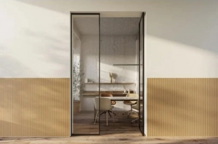 Panou riflaj decorativ 3D din polimer rigid, model Moon - 12.2x1.2x250 cm [5]