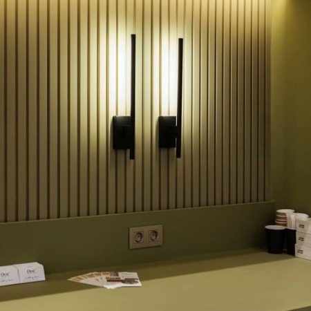 Panou riflaj decorativ 3D din polimer rigid, model Steps - 12x2.1x290 cm [3]