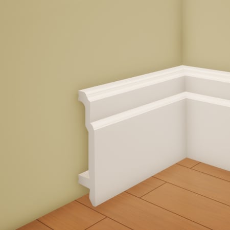 Plinte - Plinta decorativa din polimer rigid L8 - 10.8x2.5x240 cm