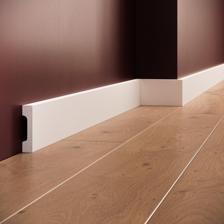 Profile interior MANAVI - Plinta decorativa din polimer rigid S3 - 7x1.6x200 cm