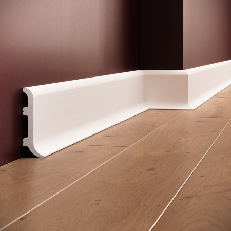 Plinte - Plinta decorativa din polimer rigid S36 - 10x3.2x200 cm