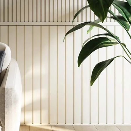 Profil de capat panou riflaj decorativ din polimer rigid Edge - 3x2.2x290 cm [2]