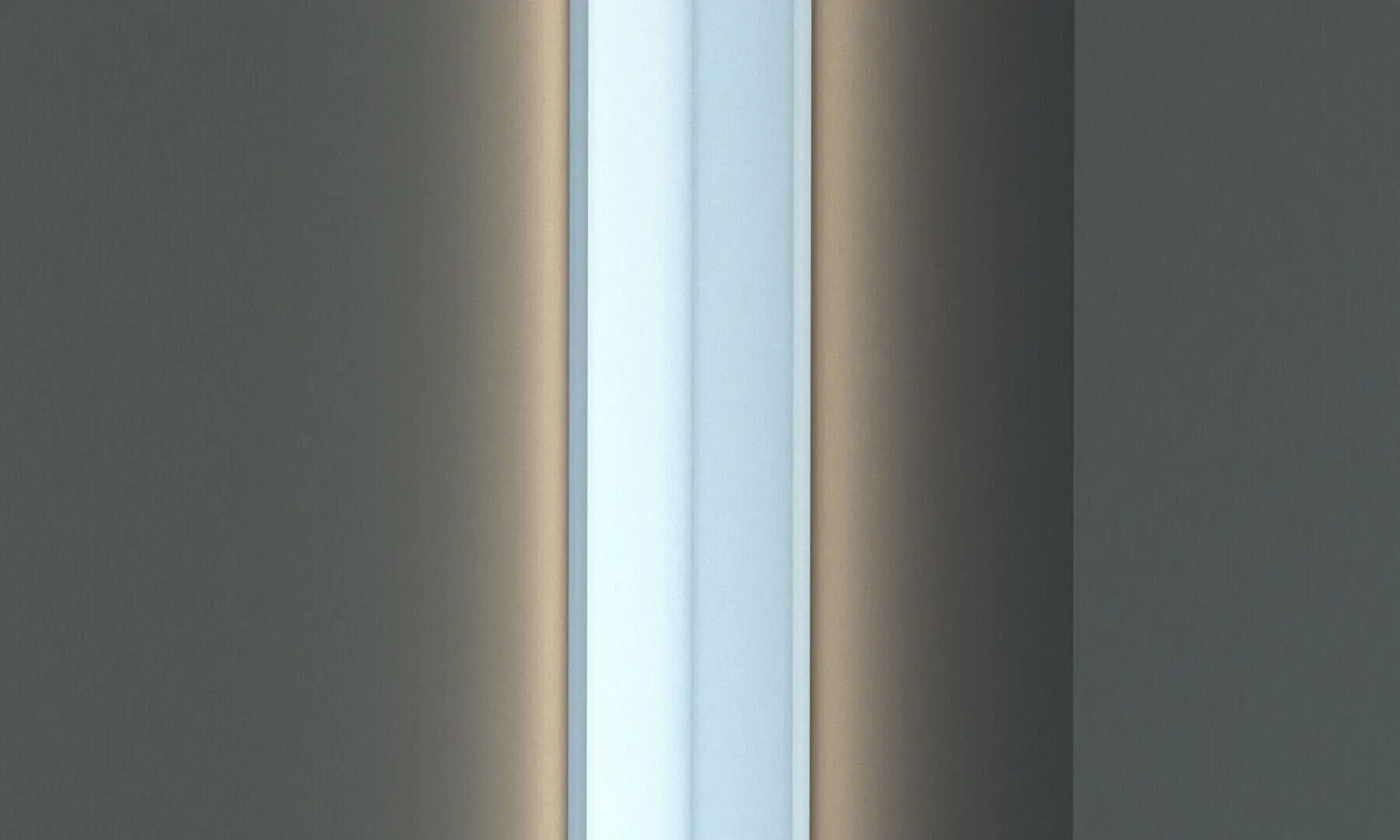 Profil pentru banda LED din polistiren extrudat acoperit cu rasina minerala KD203 - 9.5x9.5x115 cm [2]