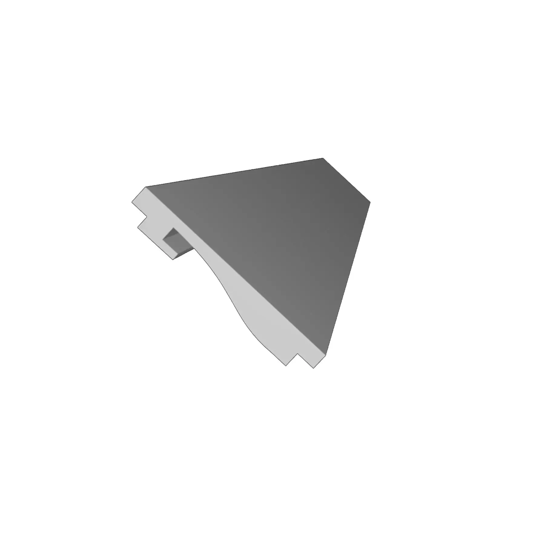 Profil pentru banda LED din polistiren extrudat acoperit cu rasina minerala KD404 - 18x2.5x115 cm [2]