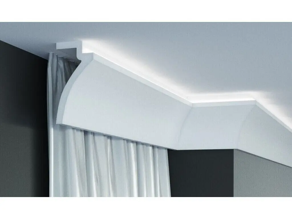 Profile banda LED - Profil pentru banda LED din poliuretan KF801 - 12x6x200 cm