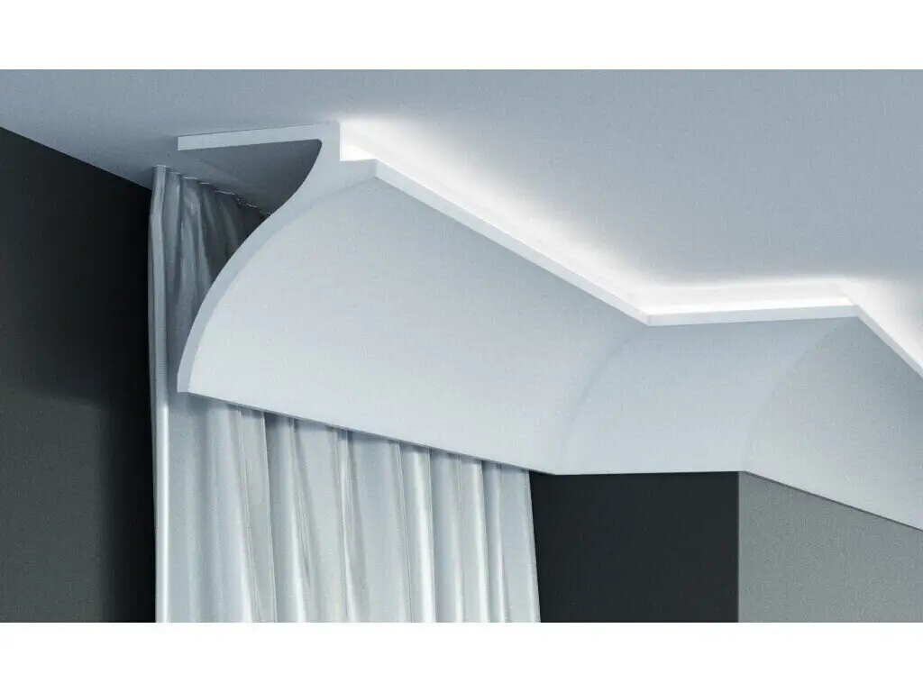 Profile banda LED - Profil pentru banda LED din poliuretan KF802 - 12x10x200 cm
