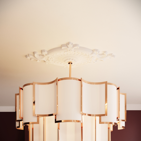 Rozeta decorativa din poliuretan R114 - 31.5x4.5x60 cm [3]