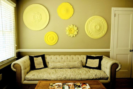 Rozeta decorativa din poliuretan R117 - diametru 56 cm [4]