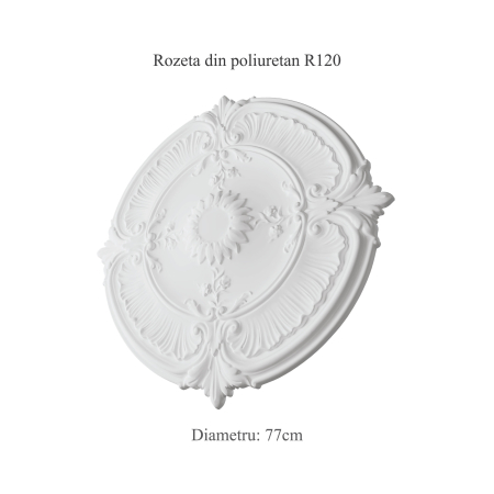 Rozeta decorativa din poliuretan R120 - diametru 77 cm [1]