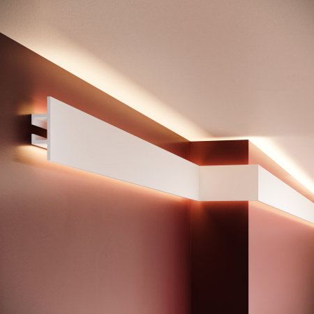 Scafe - Scafa decorativa din polimer rigid ES11 - 6.8x2.2x200 cm