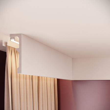 Scafe - Scafa decorativa din polimer rigid ES14 - 12x3.8x200 cm