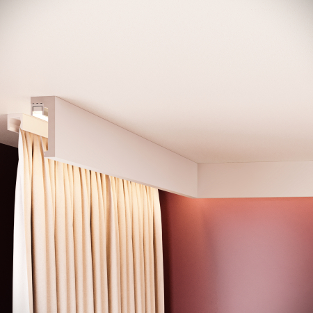 Scafe - Scafa decorativa din polimer rigid ES5 - 6.5x2.8x200 cm