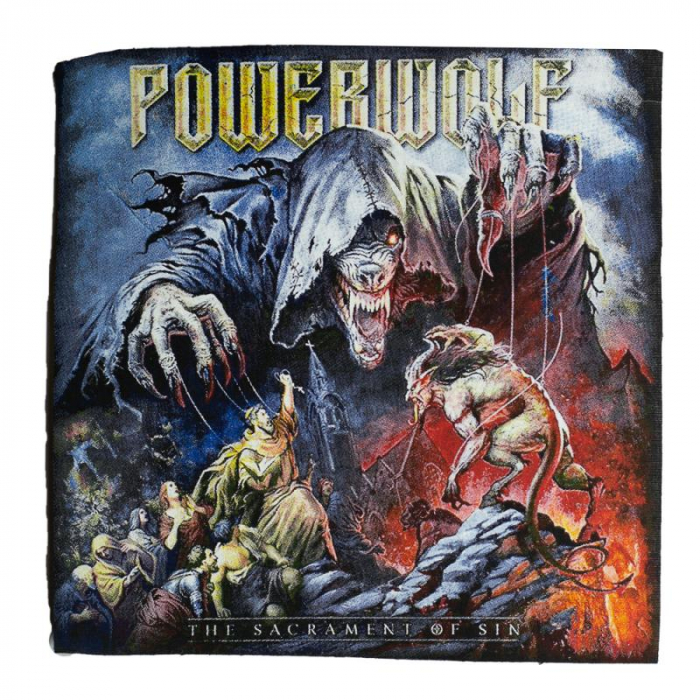 Back Patch Powerwolf The Sacrament of SinPeste 500 de modele de