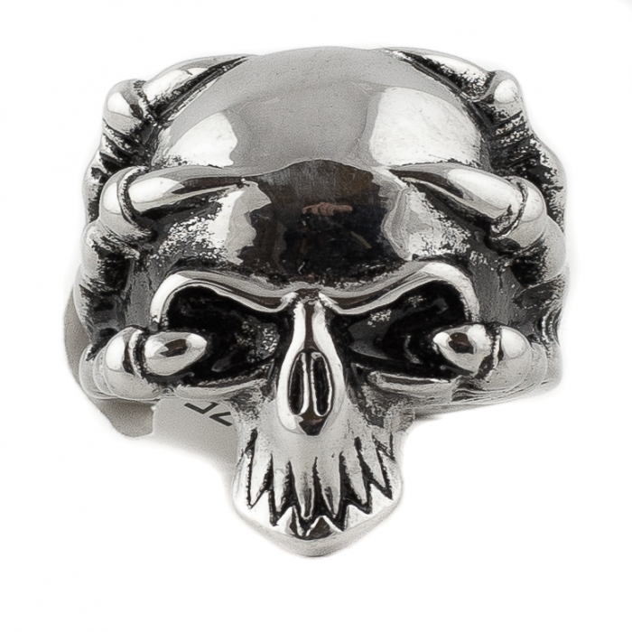 Inel metalic - Skull with Claws [1]