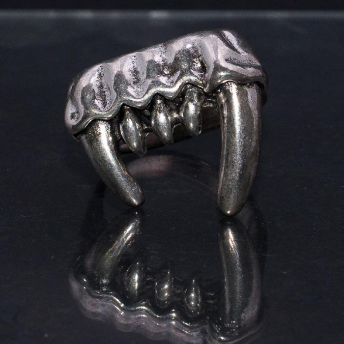 Inel metalic - Vampire Teeth [1]