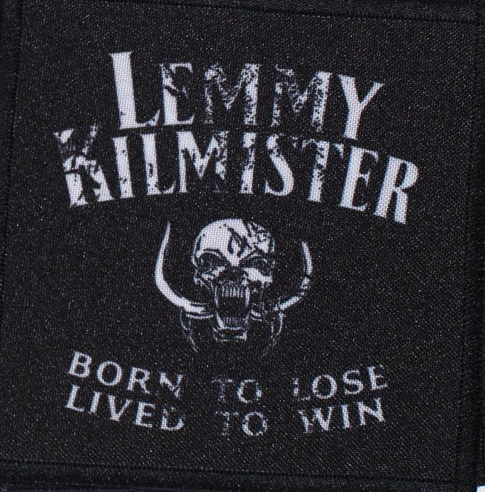 Patch Lemmy Kilmister Born To Lose Lived To win [1]