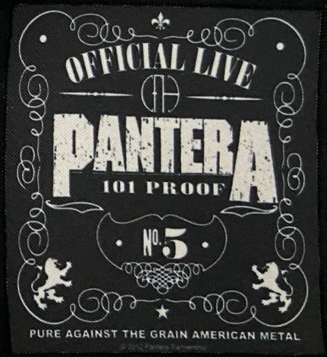 Patch Pantera - 101 Proof [1]