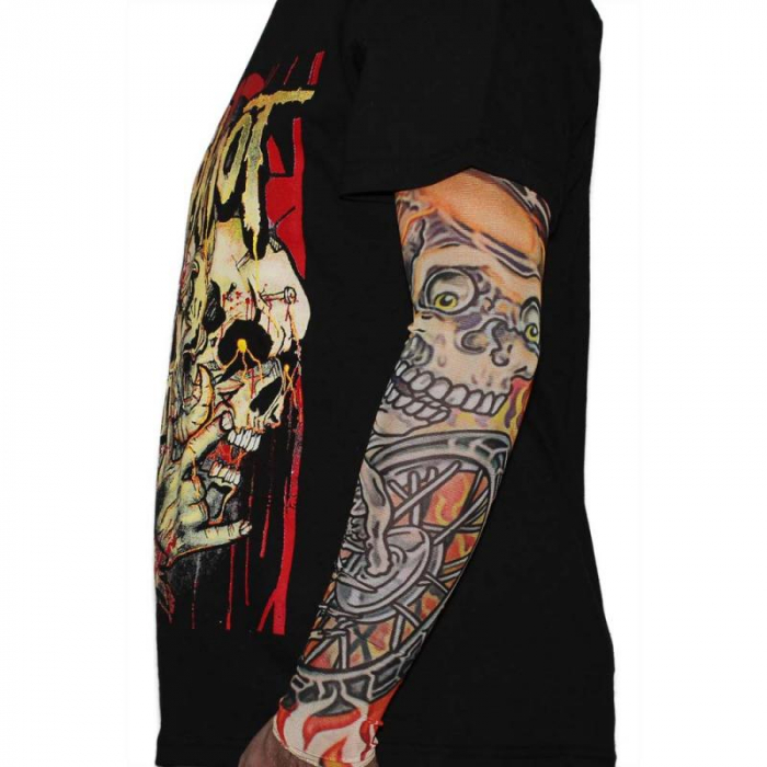 Tattoo Sleeve - Skeleton Biker [1]