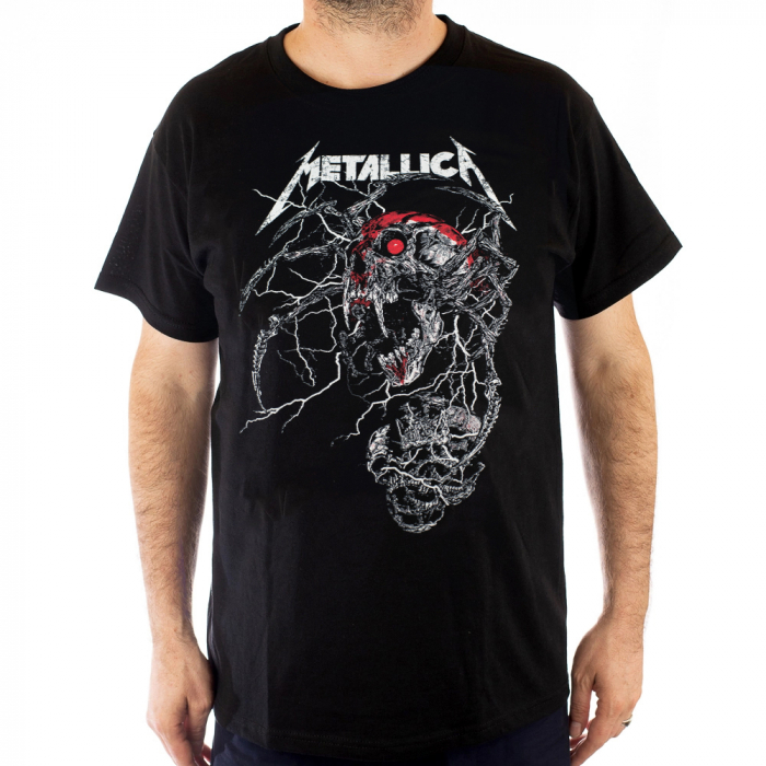 Tricou Metallica - Skull Storm - 180 grame - Keya [1]